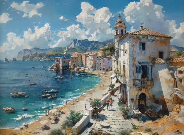Anatolian - The Village by the Sea 1000 Piece Puzzle