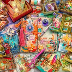 Holdson - Treats n Treasures Series 4 - The Journalers Desk 1000 Piece Puzzle
