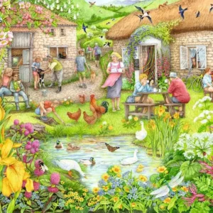 Ravensburger - Cosy Cafe No 3, Valley Farm Cafe 1000 Piece Puzzle