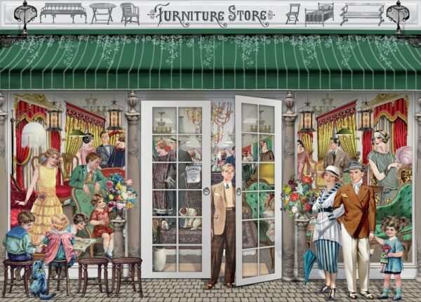 Holdson - Victorian Day Out, Furniture Store 1000 Piece Puzzle