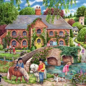 Ravensburger - Village Life 1000 Piece Puzzle