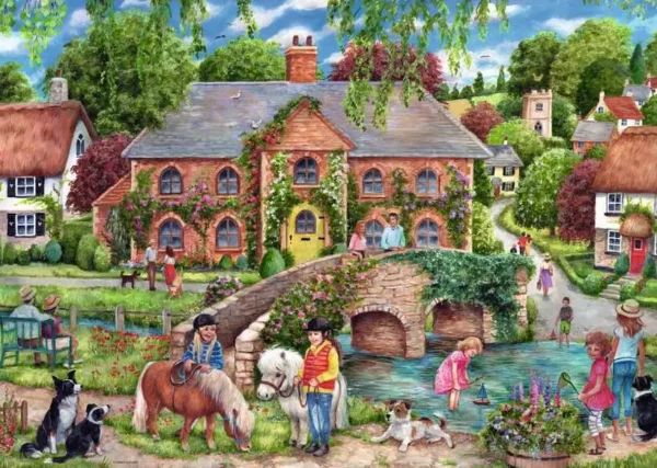 Ravensburger - Village Life 1000 Piece Puzzle