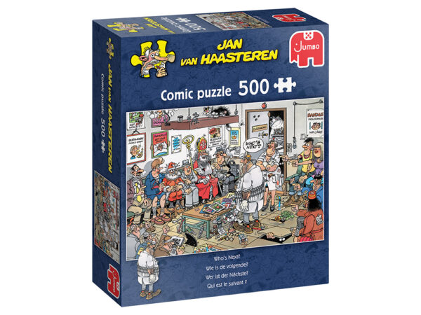 Jan Van Haasteren - Who's Next 500 Piece Puzzle - Jumbo - Image 2