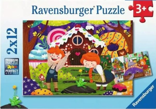 Ravensburger - Wild Things Fairytales 2 X 12 Piece Puzzle