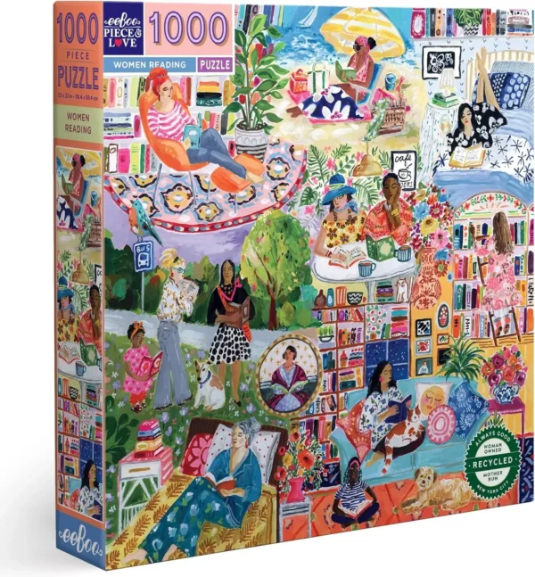 eeBoo - Women Reading 1000 Piece Puzzle