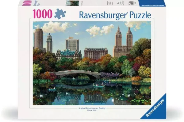 Ravensburger - Central Park Bow Bridge 1000 Piece Puzzle - Image 2