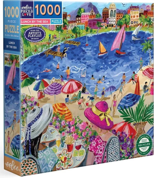 eeBoo - Lunch by the Sea 1000 Piece Puzzle