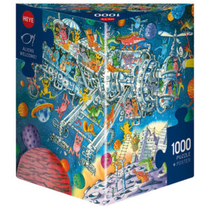 Heye - Aliens Welcome 1000 Piece Puzzle