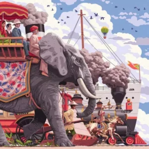 Ravensburger - Art & Soul Around the World in 80 Days 750 Piece Puzzle