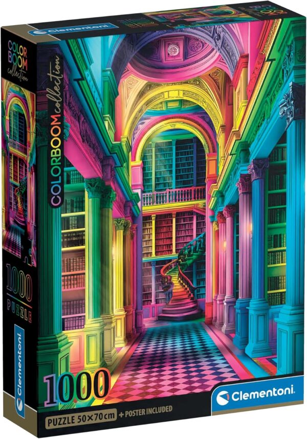 Clementoni - Athenaeum (Colorboom) 1000 Piece Puzzle - Image 2