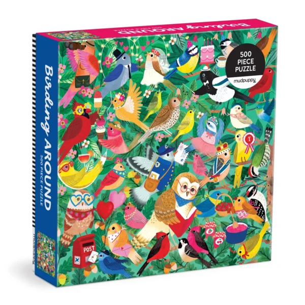 Mudpuppy - Birding Around 500 Piece Puzzle - Image 2