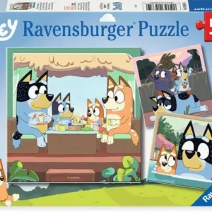 Ravensburger - Bluey's Adventures 3 x 49 Piece Puzzle