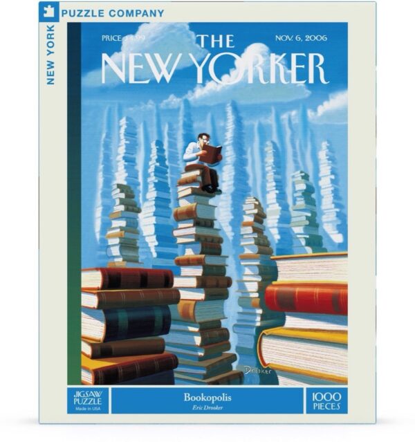 The New York Puzzle Company - Bookopolis 1000 Piece Puzzle - Image 2