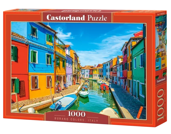 Castorland - Burano Colors, Italy 1000 Piece Puzzle - Image 2