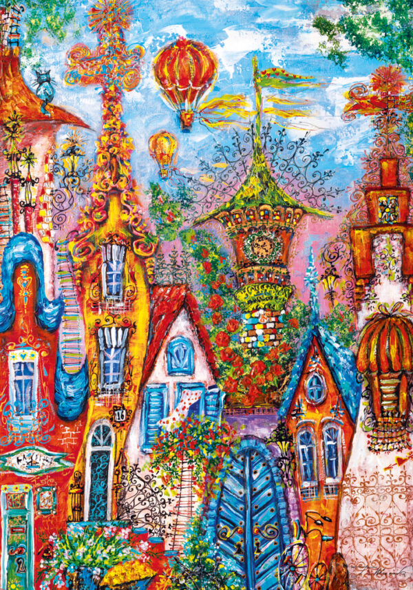 Heye - Blue Gate 500 Piece Puzzle