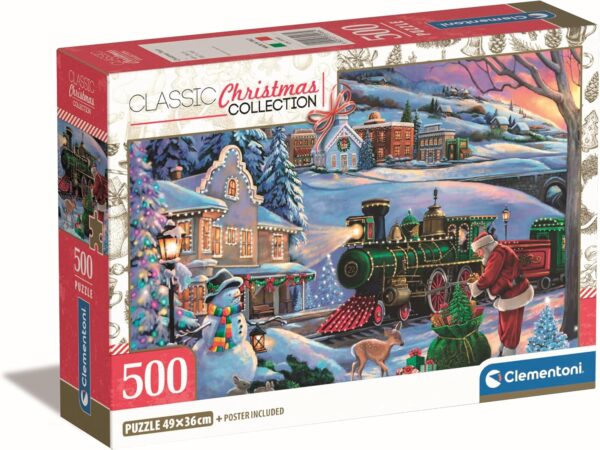 Clementoni - Christmas Train 500 Piece Puzzle - Image 2