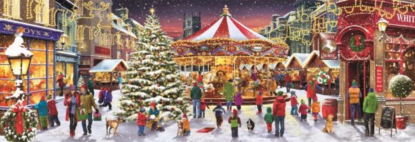 Clementoni - Christmas Village (Panorama) 1000 Piece Puzzle