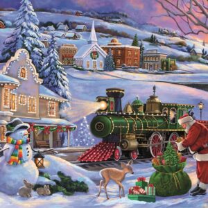 Clementoni - Christmas Train 500 Piece Puzzle