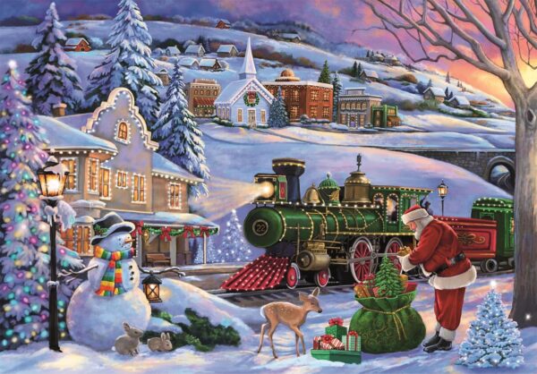 Clementoni - Christmas Train 500 Piece Puzzle