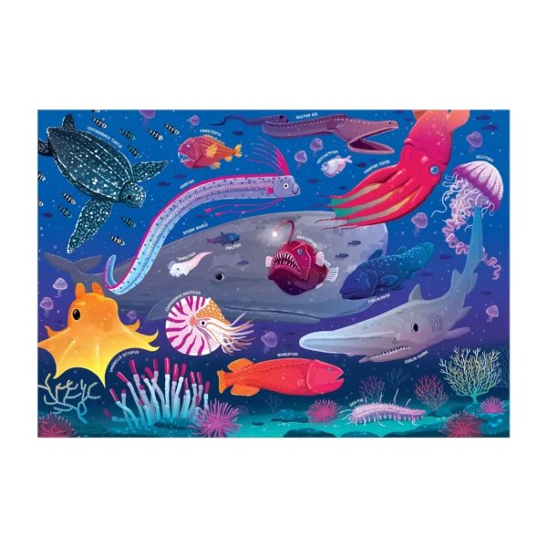 Mudpuppy - Deep Sea Life 100 Piece Puzzle - Image 2