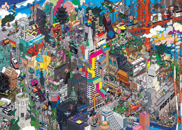 Heye - Eboy - San Francisco Quest 1000 Piece Puzzle