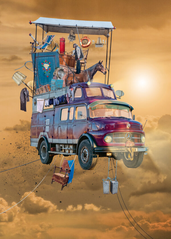 Heye - Fly High, Mobile House 1000 Piece Puzzle