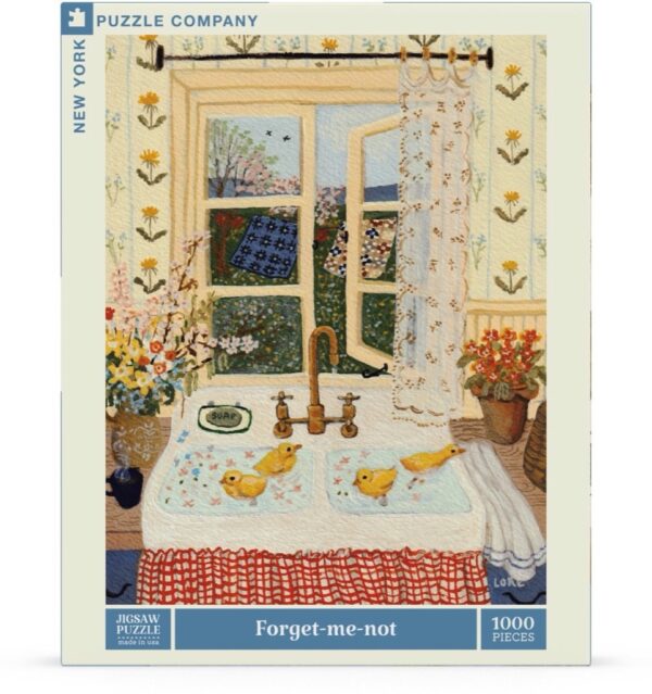 The New York Puzzle Company - Forget Me Not 1000 Piece Puzzle - Image 2