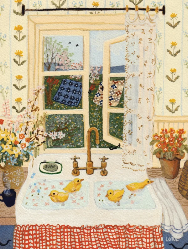 The New York Puzzle Company - Forget Me Not 1000 Piece Puzzle
