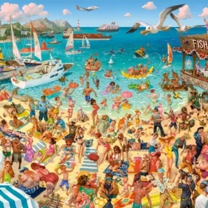 Castorland - Fun by the Sea 1000 Piece Puzzle