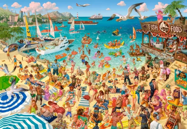 Castorland - Fun by the Sea 1000 Piece Puzzle