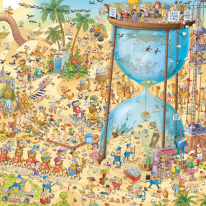 Heye - Funky Zoo, Desert Habitat 1000 Piece Puzzle