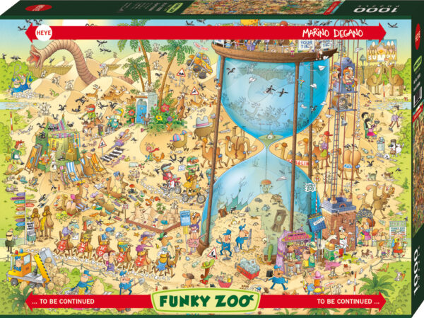 Heye - Funky Zoo, Desert Habitat 1000 Piece Puzzle - Image 2