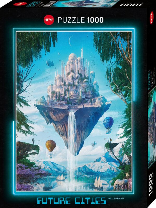 Heye - Future Cities - Sky Isle 1000 Piece Puzzle - Image 2