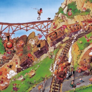 Heye - Loup - Wanted, Getaway Car Fred 1000 Piece Puzzle