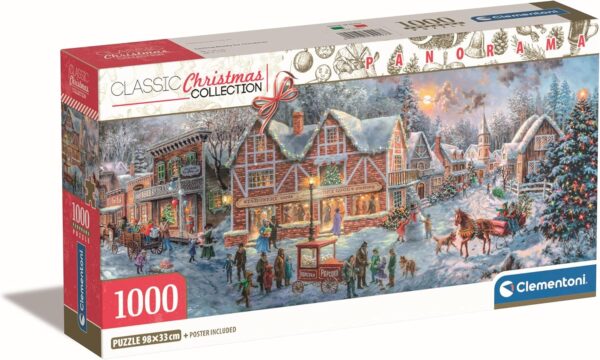 Clementoni - Getting Ready for Christmas (Panorama) 1000 Piece Puzzle - Image 2