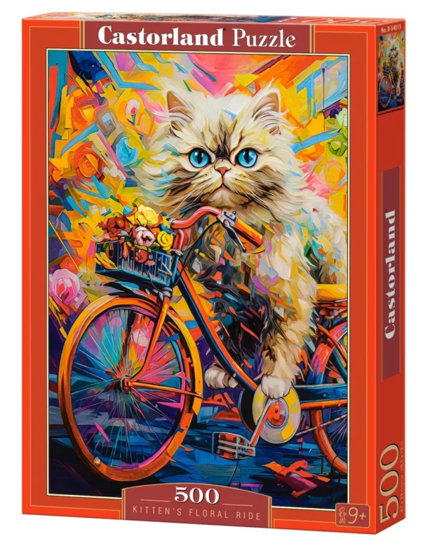 Castorland - Kittens Floral Ride 500 Piece Puzzle - Image 2