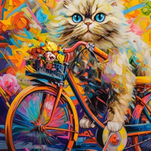 Castorland - Kittens Floral Ride 500 Piece Puzzle