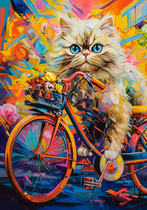Castorland - Kittens Floral Ride 500 Piece Puzzle