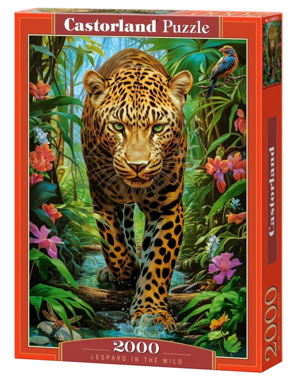 Castorland - Leopard in the Wild 2000 Piece Puzzle - Image 2