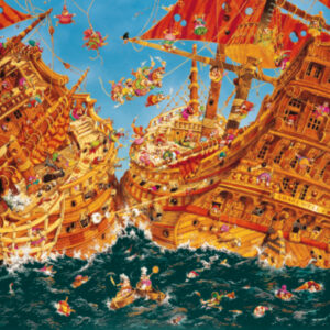 Heye - Loup - Wanted, Diamond Dick 1000 Piece Puzzle