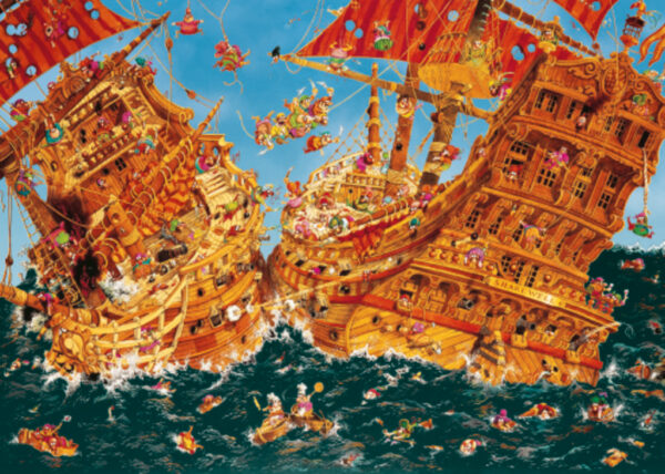 Heye - Loup - Wanted, Diamond Dick 1000 Piece Puzzle