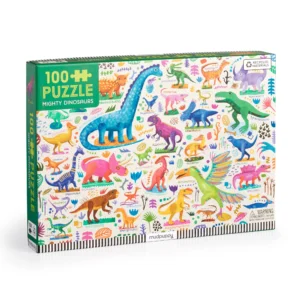 Mudpuppy - Mighty Dinosaurs 100 Piece Puzzle