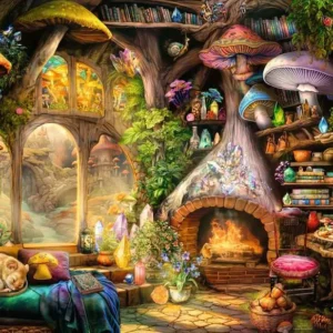 Ravensburger - Mushroom Cottage 1000 Piece Puzzle