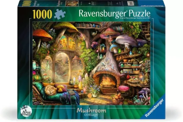 Ravensburger - Mushroom Cottage 1000 Piece Puzzle - Image 2