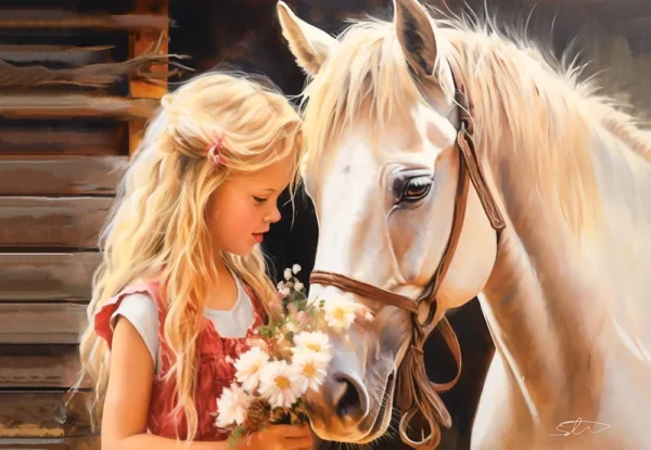 Castorland - My Friend Horse 1000 Piece Puzzle