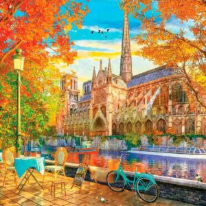 Anatolian - Notre Dame Autumn 1000 Piece Puzzle