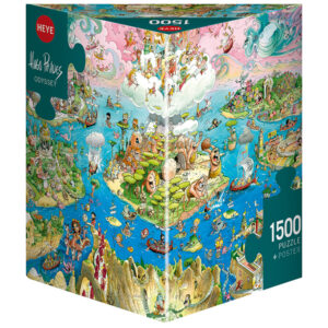 Heye - Prades, Odyssey 1500 Piece Puzzle (Triangular Box)