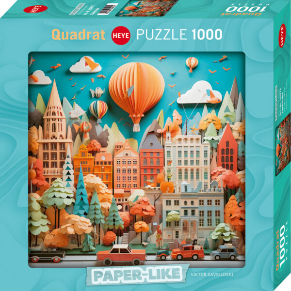 Heye - Paper-Like, Townscape 1000 Piece Puzzle - Image 2