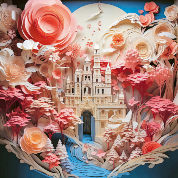 Heye - Paper-Like, White Castle 1000 Piece Puzzle