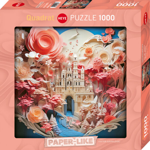 Heye - Paper-Like, White Castle 1000 Piece Puzzle - Image 2